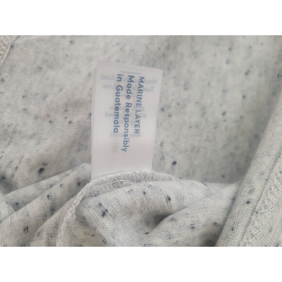 NWOT Marine Layer Signature Crew Tee Shirt heather Light Grey Men's Size L/XL - Picture 7 of 8